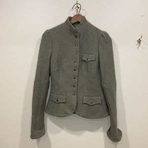 Ralph Lauren Sage Wool Blazer Jacket Size XS